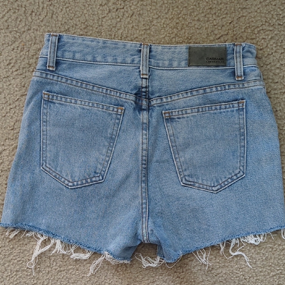 Carmar Light Blue Denim Jean Shorts